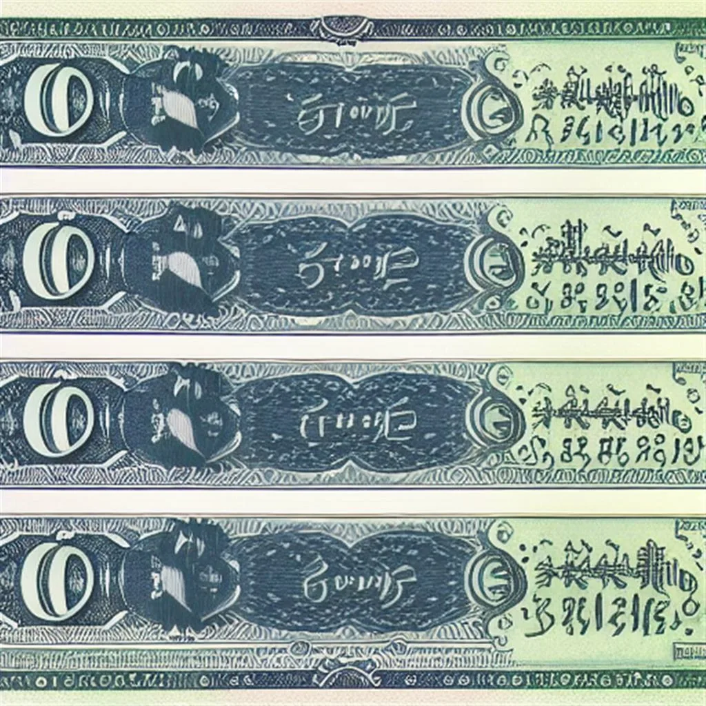 Jakie symbole są umieszczane na banknotach?